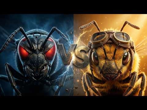 Bees vs Wasps | EPIC Forest Colony War | Giant Zeppelin Battle | 3D Animation