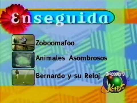 Programación de Discovery Kids Latinoamerica 2001 - 1999 - y 2000