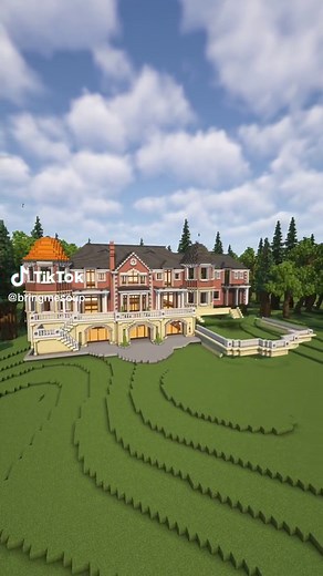How to Build a Brick Mansion in Minecraft