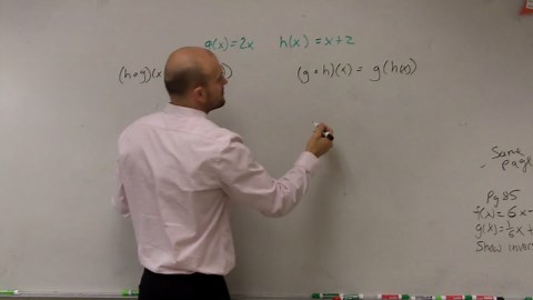 How to perform the composition of two linear functions