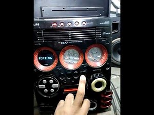 Mini system Philips fw-c577 ficando mudo resolvido.