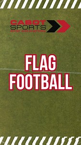 🏈 Get in the ZONE! 🏈 We are registering for Spring Flag Football (Pre-K through 9th Grade) through Tuesday, February 20th! 👉Find all the details and register online here: https://cabotparks.com/303/Flag-Football | Cabot Parks & Recreation