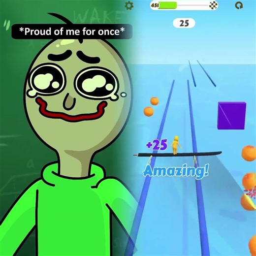 I Can Only Count to 4 (Baldi's Basics) Animation Meme #shorts #baldisbasics #roblox