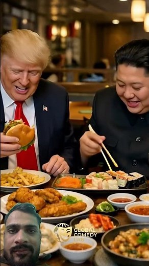Trump vs Kim: The Ultimate Funny Short🤣🔥