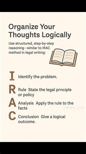 LAW: IRAC STRUCTURE #shorts #trending #youtubeshorts