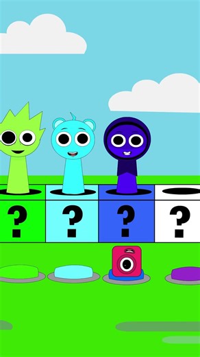 NEW Play Music Marble Rainbow Sprunki NumberBlocks OC One | Coloring Challenge