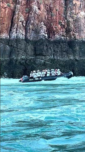 Zodiac-ing to Horizontal Falls in Australia's Kimberley #australiatravel #kimberley #cruisetour