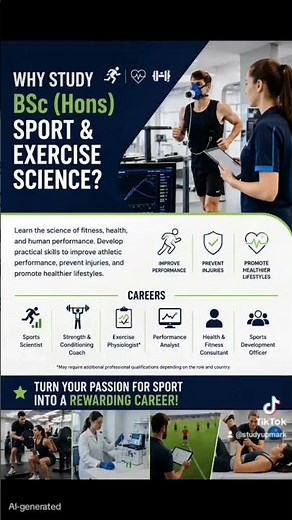 Why Study BSc (Hons) Sport & Exercise Science?