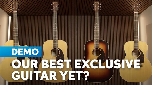 Martin Sweetwater Select Vintage Inspired Road Series Acoustic Guitar Demo... | Sweetwater