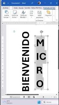 Learn how to design vertical text in Microsoft Word. #word #tutorial #wordtips
