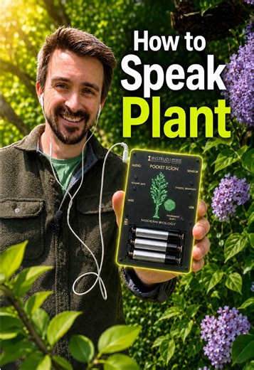 Plants are giving off hidden signals… and this device turns them into music. 🌿🎶 Would you try it? #PlantMusic #NatureScience #HiddenNature #PocketScion #NatureFacts