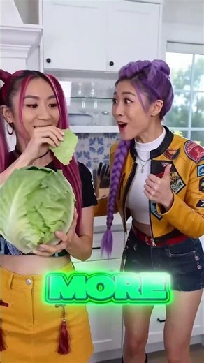 Rumi really thought she was eating a gourmet salad... 😭🥬 (Ultimate betrayal!)#kpop #funny#abby #mira