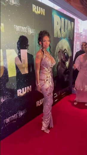 Erica Mena absolutely stuns on the Red-Carpet for the NYC screening of the Sci-Fi Film #Run👽 ❤️