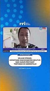 Selain Stroke, Hipertensi dan Diabetes Melitus Jadi Kasus Penyakit Tertinggi di Gorontalo