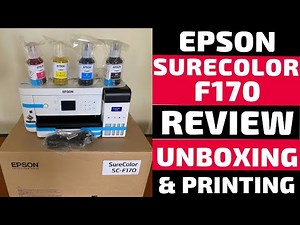 Epson Surecolor 170 Review | Unboxing, Setting up & Printing