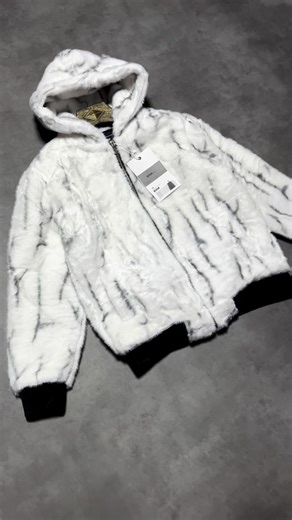 King Fashion on Instagram: "Rabbit Fur Jacket in White 🐇🥶"