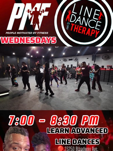EVERY WEDNESDAY “Line dancing: the cardio you didn’t know you were doing.”@pmfclefitnessstudio teaching advanced line dances from 7pm-8:30pm Drop ins are $10 Members are free #linedances #fitness #wellness