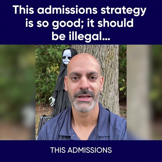 Admissions offers follow an equation. It doesn’t matter whether...