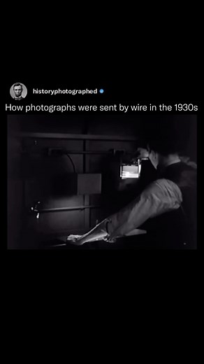 In the 1930s, wirephoto technology transmitted photographs over long distances. Photographs were scanned by a drum scanner, converting light intensity into electrical signals. These signals were sent over telephone lines using modulation techniques. At the receiving end, signals were decoded and reproduced into visual images. Wirephoto facilitated rapid dissemination of visual information in journalism and communication | History In Pictures