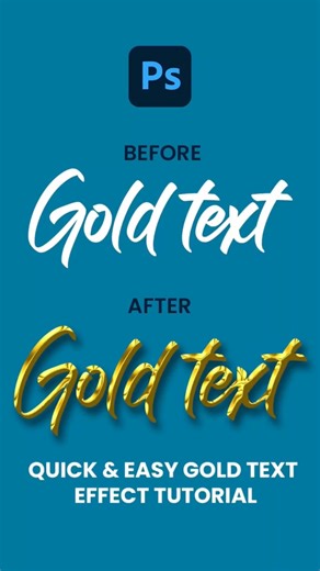 Photoshop's BEST Kept Secret For Quick Editable Gold Textures