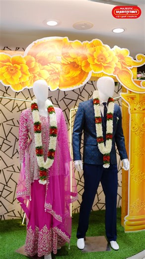 Generations of trust and unmatched style! ❤ Watch as this happy customer picks out his perfect wedding suit, sherwani, and more for his sister's marriage. From traditional attire to modern elegance, we ensure every special moment is celebrated in style. #MajesticMaharaja #WeddingReady #NewSuit #Maharaja #IndianFashion #ThreePieceSuit #JakkardStyle #MenswearStore #FashionIndia #MustTryMaharaja #StyledByMaharaja | Maharaja Silks & Readymades