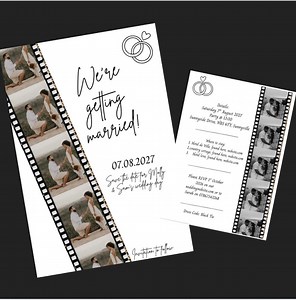 Save the Date Evite| Wedding Invitation Template - Etsy