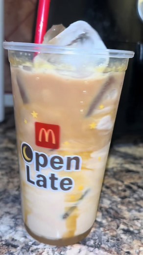 McDonald’s copycat French vanilla iced coffee!
