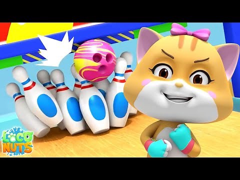 Bowling Competation + More Animal Cartoon and Kids Rhymes