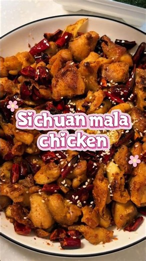 40-Second Sichuan Mala Chicken ⏱️