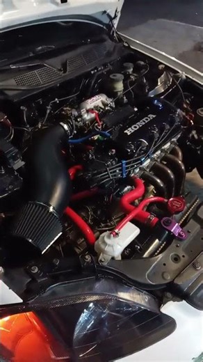 Honda Civic 99 motor D16Y8 #civic #d16y8 #honda