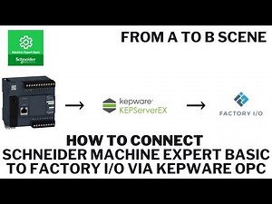 How to connect Schneider PLC to factory io | Kepware OPC UA