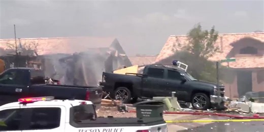 Tucson Fire on scene of house explosion