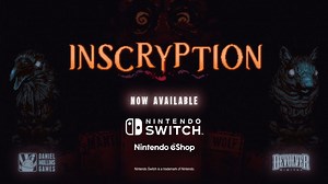 The incomparable Inscryption is now available on Nintendo Switch! Get it on Nintendo Switch / PS5 / PS4 / PC - it will change your life, probably for the better. | Devolver Digital