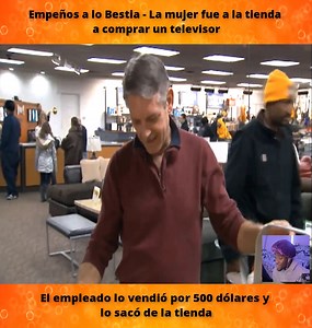 12K views · 184 reactions | Empeños a lo Bestia - La mujer fue a la tienda a comprar un televisor, El empleado lo vendió por 500 dólares y lo sacó de la tienda #empeñosalobestia #seriesnetflix #fyp #les #seth #ashley #rick #viral #elpreciodelahistoria #detroit #empeño | El Pipa TV | Facebook