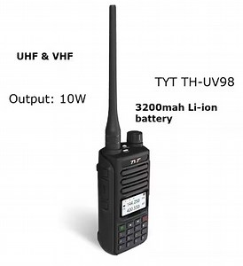 [Hot Item] Amateur Radio Tyt Th-UV98 10W Ham Radio Shortwave Radio Amateur Graphic DOT Matrix LCD Display Hf Ham 2 Way Radio