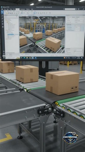 How to Sync Conveyor Speeds in Factory I/O Using Siemens PLC 🤖 #plc #rollerconveyor