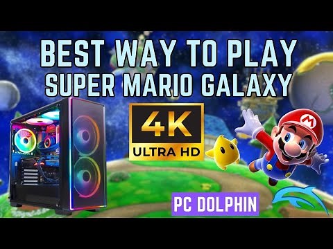 The Best Way to Play Super Mario Galaxy on PC [4K 60FPS HD textures] Dolphin Tutorial