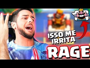 RAGE ODEIO EMOTICONS NA PARTIDA DO CLASH ROYALE