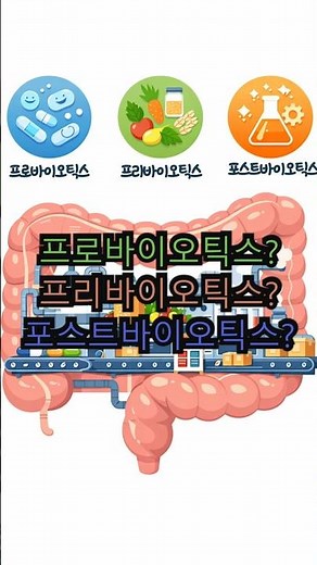 프로바이오틱스? 프리바이오틱스? 포스트바이오틱스? #산들해tv #건강정보