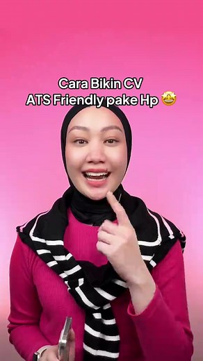 Cara Bikin CV ATS Friendly Pake Hp dengan Mudah