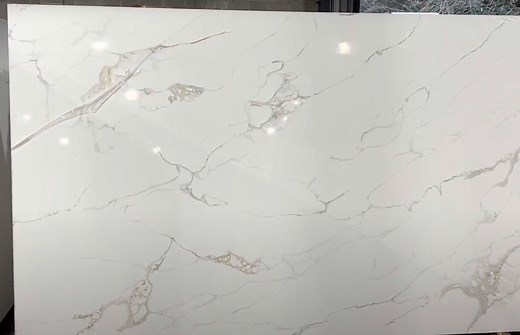 Calacatta Bella Quartz Countertops - Mackson Marble Quartz Granite