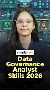 Data Governance Analyst Skills 2026 | Data Governance Analyst Roadmap 2026 | #Shorts | #Simplilearn