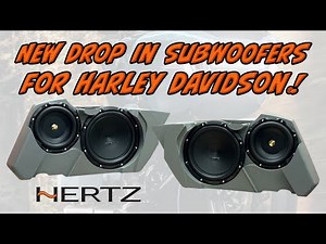 Finally Significant Bass! New Hertz Drop in Subwoofer Enclosures for Harley Davidson® Motorcycles