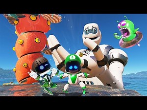 Astro Bot - ALL NEW SECRET DLC LEVEL! 100% Walkthrough (All Bots and Puzzle Pieces) 4K