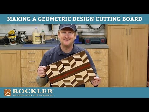 How to Make Geometric Pattern Cutting Board | Woodworking Project