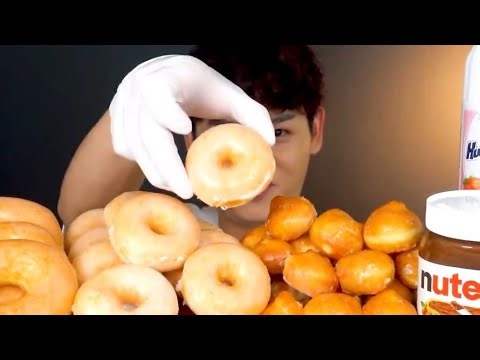 Most Satisfying GLAZED DONUT ASMR | Super Soft Chewy Eating Sounds