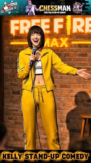 Kelly Roasted Everyone 😂 | Free Fire Stand-up Comedy #shorts #standupcomedy