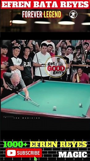 🎯LEGIT REACTION WHEN YOU CAN'T BEAT EFREN BATA REYES! #shorts