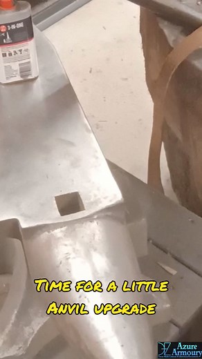 249K views · 452 reactions | Anvil upgrade, I don't know why I never did this before today. #azurearmoury #anvil #fontanini #riveting | Azure Armoury | Facebook