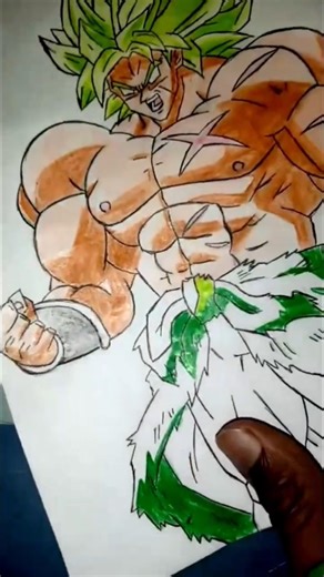 Broly Final Part is here 😍 | Dragon Ball Z Drawing | Legendary Super Saiyan Anime Sketch